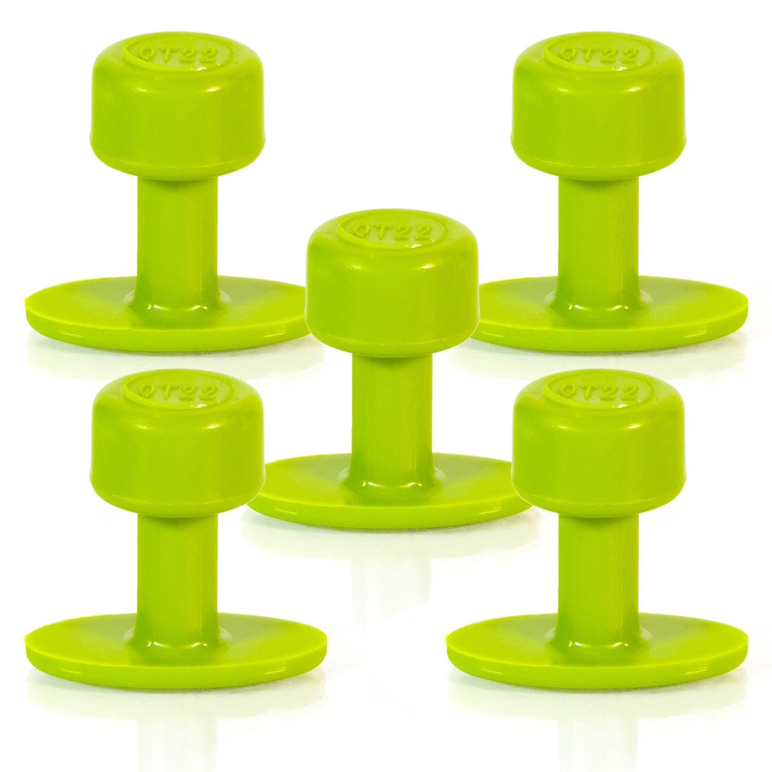 Gang Green Oval Tab 22mm Pack of 5