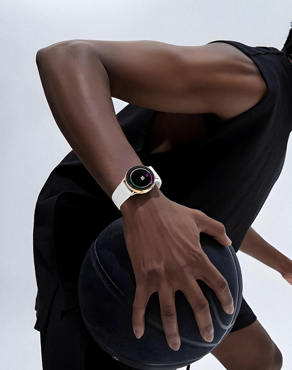 CZKE Dla Garmin Fenix. 6s 5s. Watchband 20mm Bransoletka dla Fenix 6S Pro 5s Plus Róża Złota Klamra Silikonowe Szybkie Wymienne Pasy na nadgarstek (Color : White, Size : 20mm)