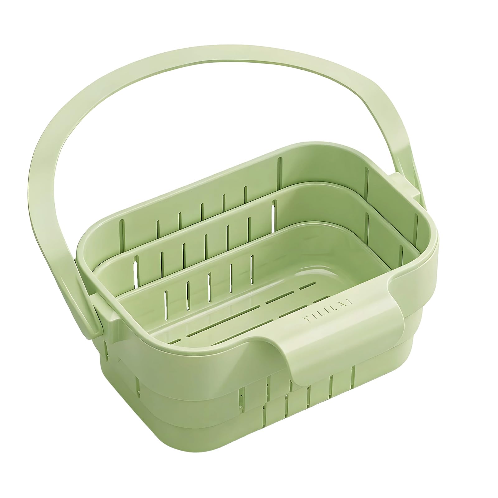 ZBIianxer Multifunctional Foldable Drainer Basket for Sink Vegetables Fruits Pastas with Faucet Clip Hanging Strainer Colander Expandable Collapsing Colander