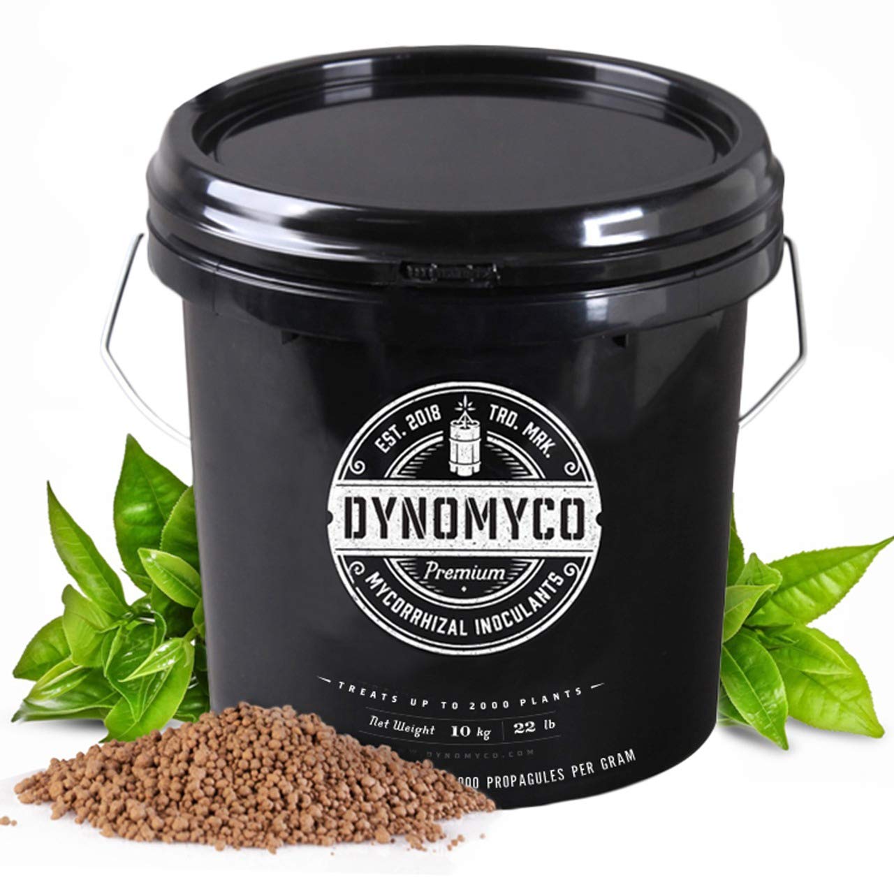 Mycorrhizal Inoculant by DYNOMYCO – High Performing Strains – Concentrated Formula – Improves Nutrient Uptake – Increases Plant Yields Enhances Resilience to Stress Saves Fertilizer (22 LB / Up to 2000 Plants)