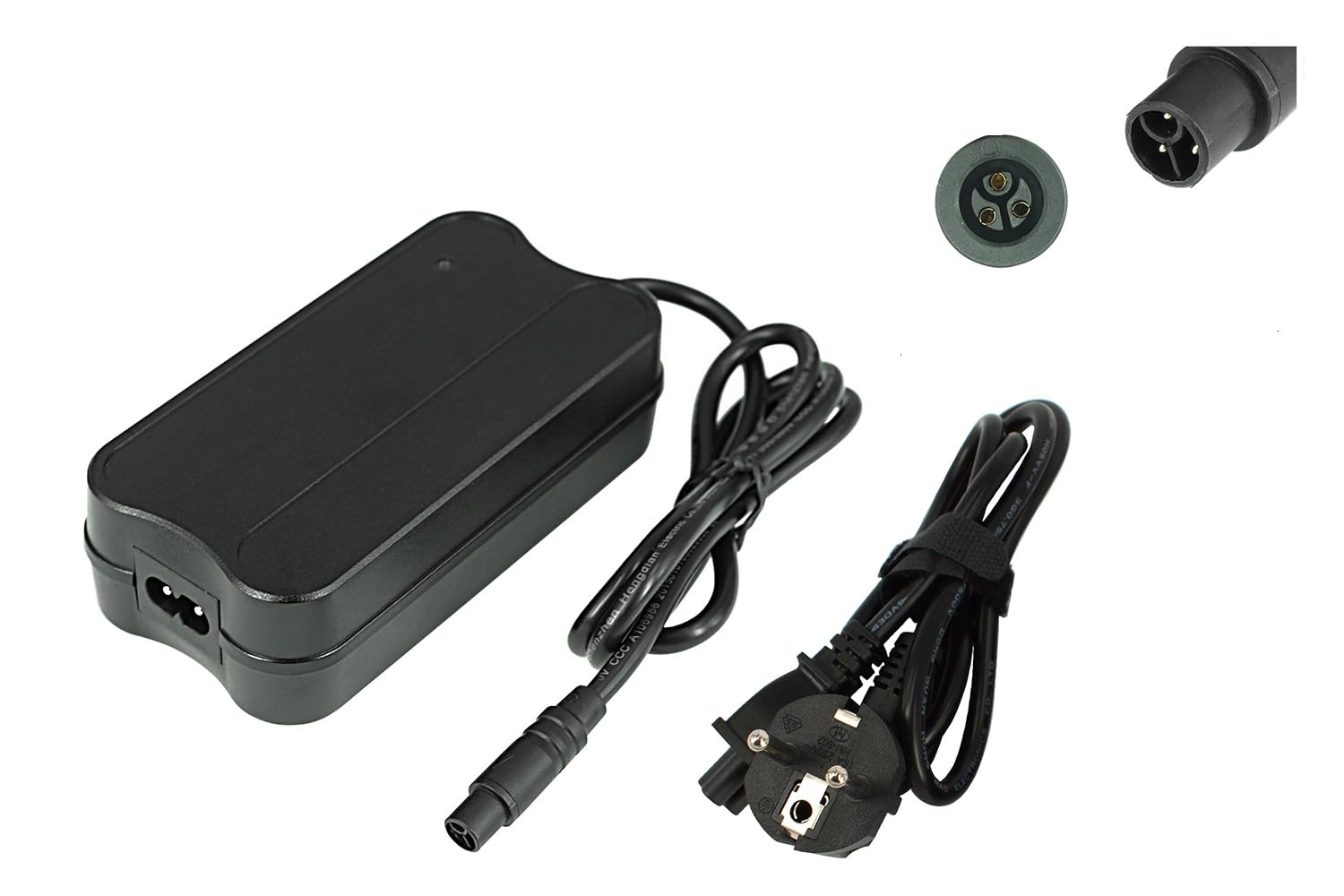 PowerSmart 2A 42V voeding, oplader voor Fischer 36V batterijen, geschikt voor de modellen (bouwjaar 2021 2022) van Fischer Cita ER 1804 (2022), Cita ECU 1401 (2022