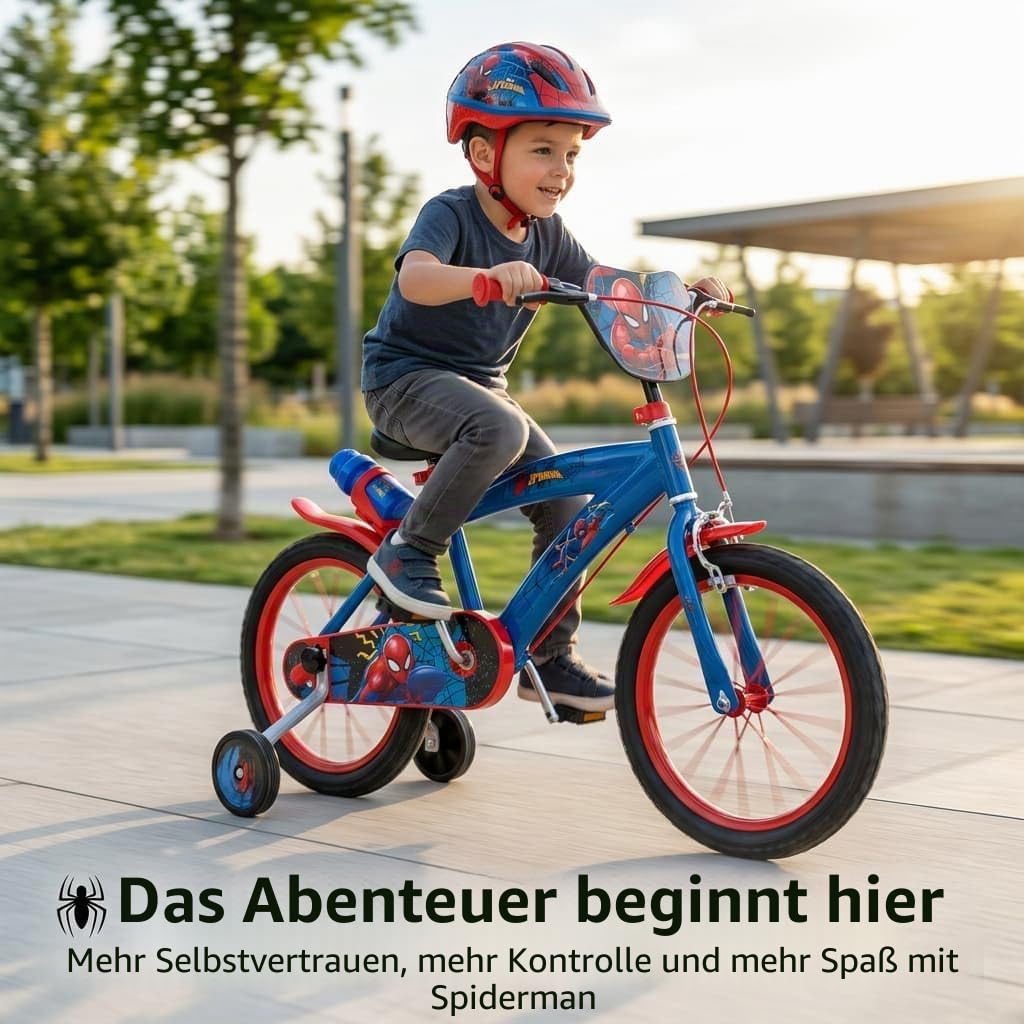 TOIMSA Fahrrad 16 Zoll Spiderman Huffy 5/8 Jahre