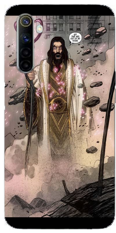 Alka ODINN Designer Printed Soft Silicone Multi-Coloured Back Cover Compatible for REALME 6