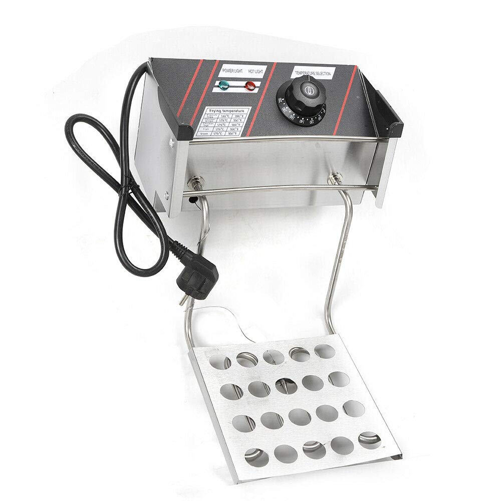 Frytkownica 5,5 l, frytkownica z olejem, zakres temperatur 60-200℃, moc 2500 W, elektryczna frytkownica ze stali nierdzewnej, do restauracji, supermarketów, przekąsek, imprez, 43 x 28 x 29 cm