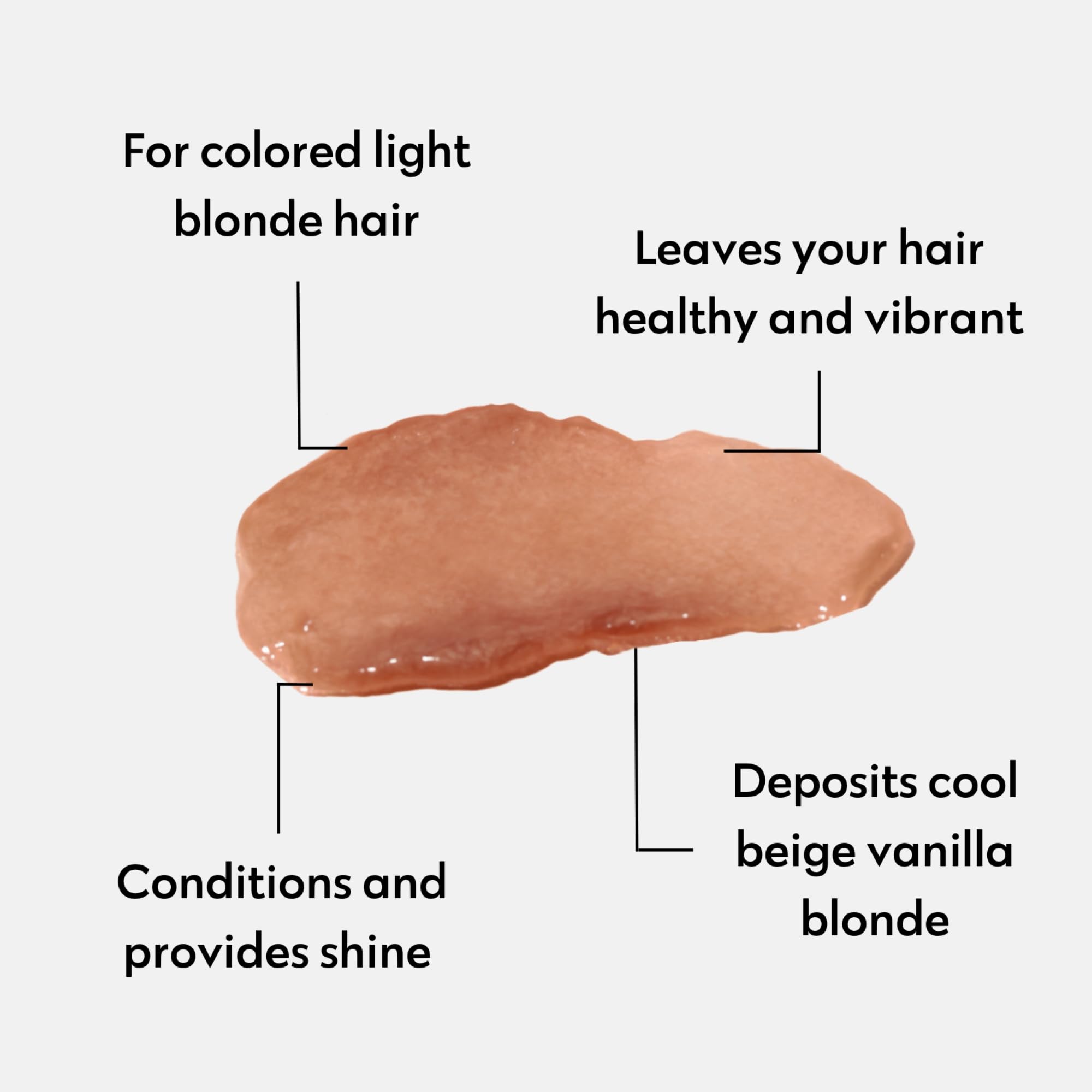 Four Reasons Hair Dye Balsamo – Vanilla Blonde – Balsamo naturale e inchiostro intensivo per capelli – Semi Permanent Blonde Hair Colour – Intensive & Gentle Colours Tint
