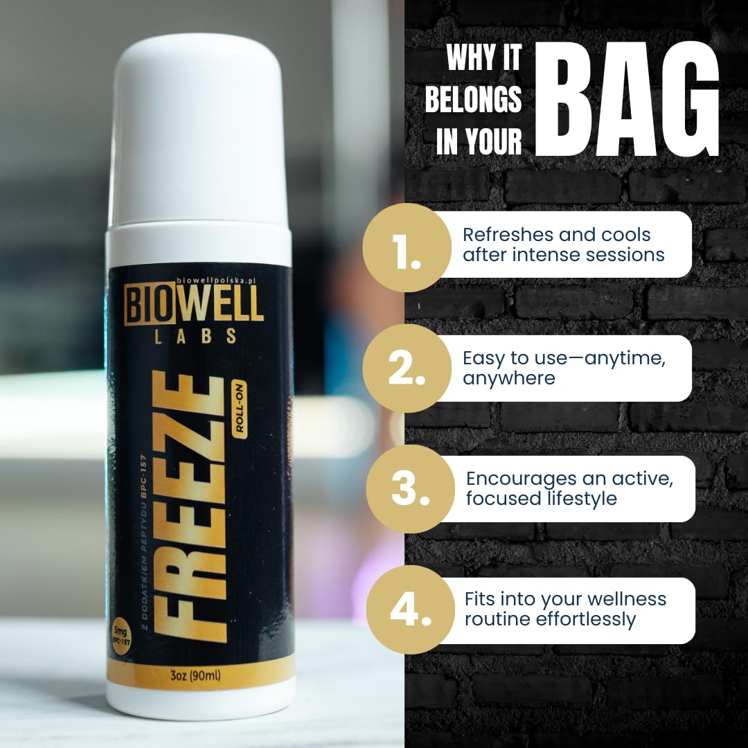 Amazon.com: BioWell Freeze Roll-On Fast-Absorbing Cooling for Post-Workout  & Active Lifestyle Support : Health & Household