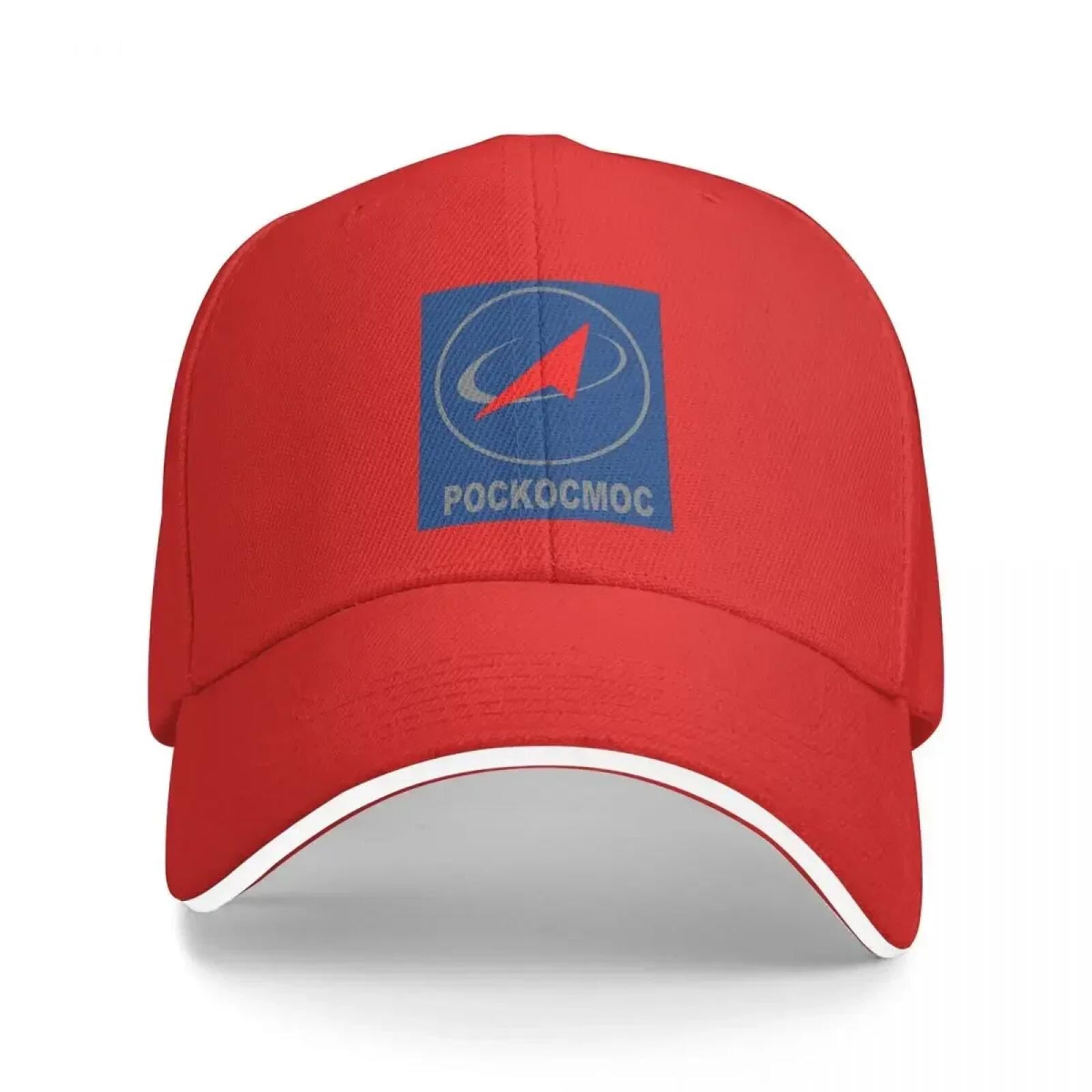 RRCRUHG Classic Baseball Cap Roscosmos Logo Snapback Fashion Breathable Casual Outdoor Unisex Polychromatic Customizable Adjustable Sports Cotton Fits Hat