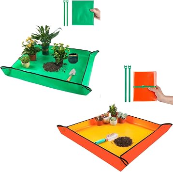 Onlysuki Potting Mat for Indoor Plants Transplanting and Mess Control, Plant Gift for Plant Lovers