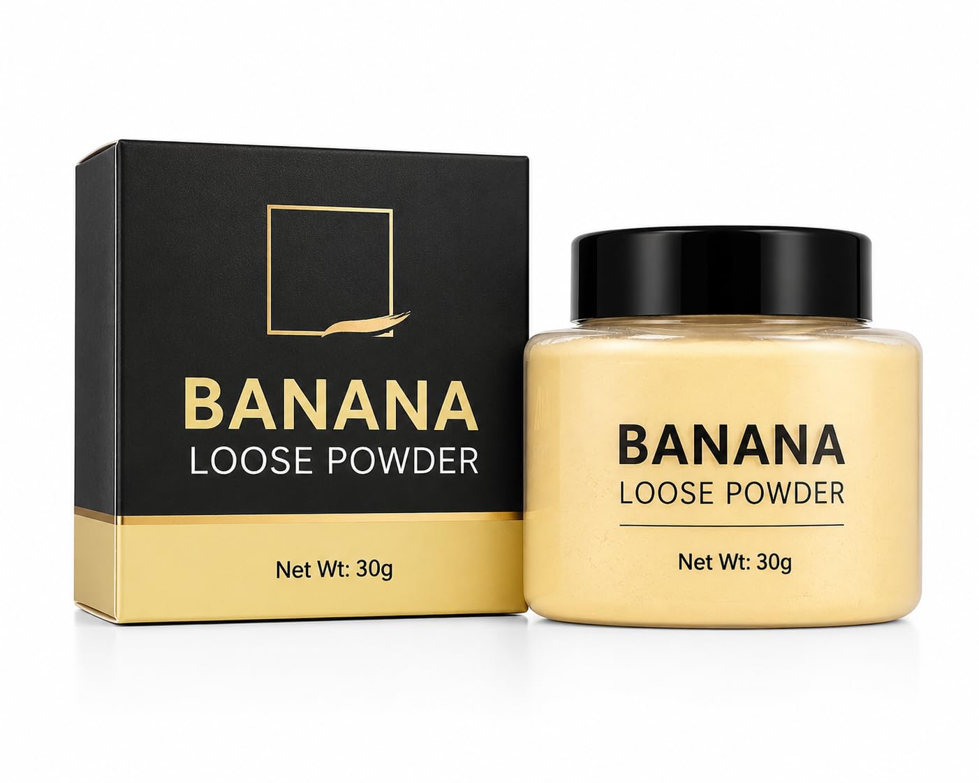 Banana Loose Powder for Makeup Setting, Oil Control Face Powder with Smooth Matte Finish, Lightweight Brightening Powder for Under Eyes, Baking & Long Lasting Makeup, 30g-picture-55