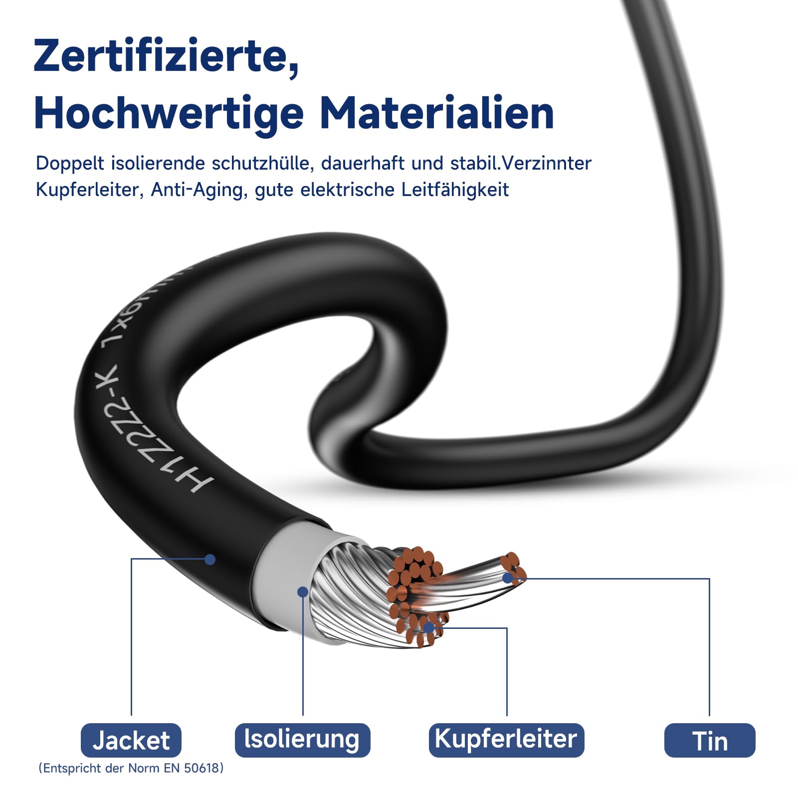 Cavo solare da 4 mm², prolunga PV da 10 m, con prese e spina solare, prolunga per cavi solari da 12 AWG, IP68, impermeabile, per sistemi fotovoltaici, per sistemi solari (rosso/nero)