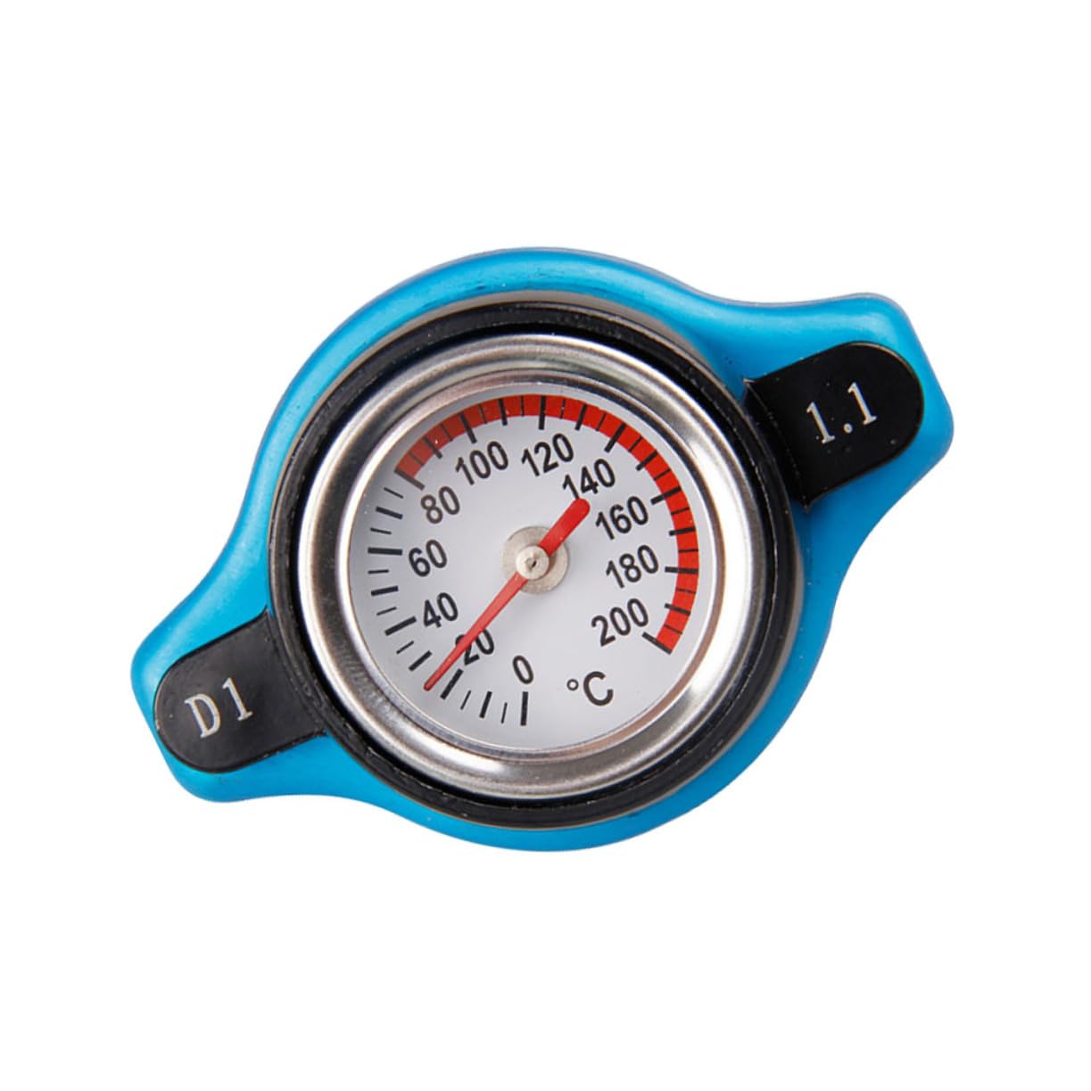 ULTECHNOVO 3pièces Couvercle De Réservoir Eau Avec Jauge De Température Capuchon Thermostatique Pour Radiateur De Voiture Bar Petite Tête