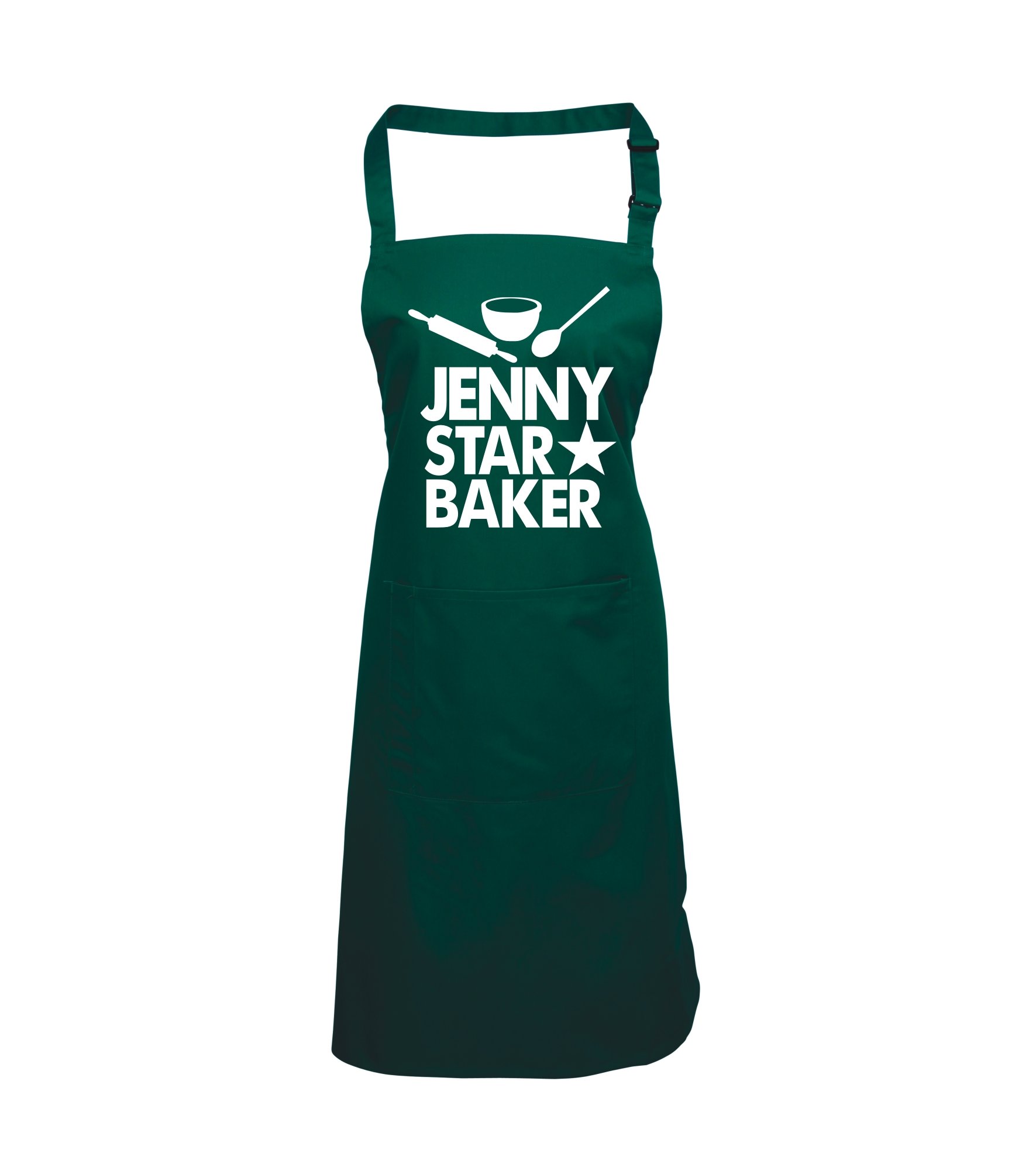 Edward Sinclair | Personalised | Star Baker | Bottle Green | Cooking | Baking | Apron