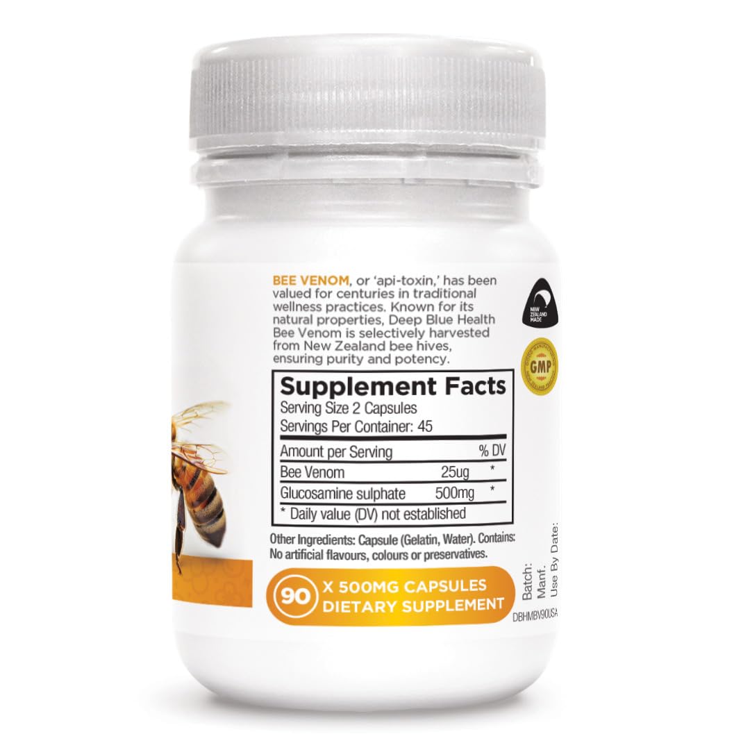 Amazon.com: Bee Venom 500mg (90 Caps) + Joint Health : Health