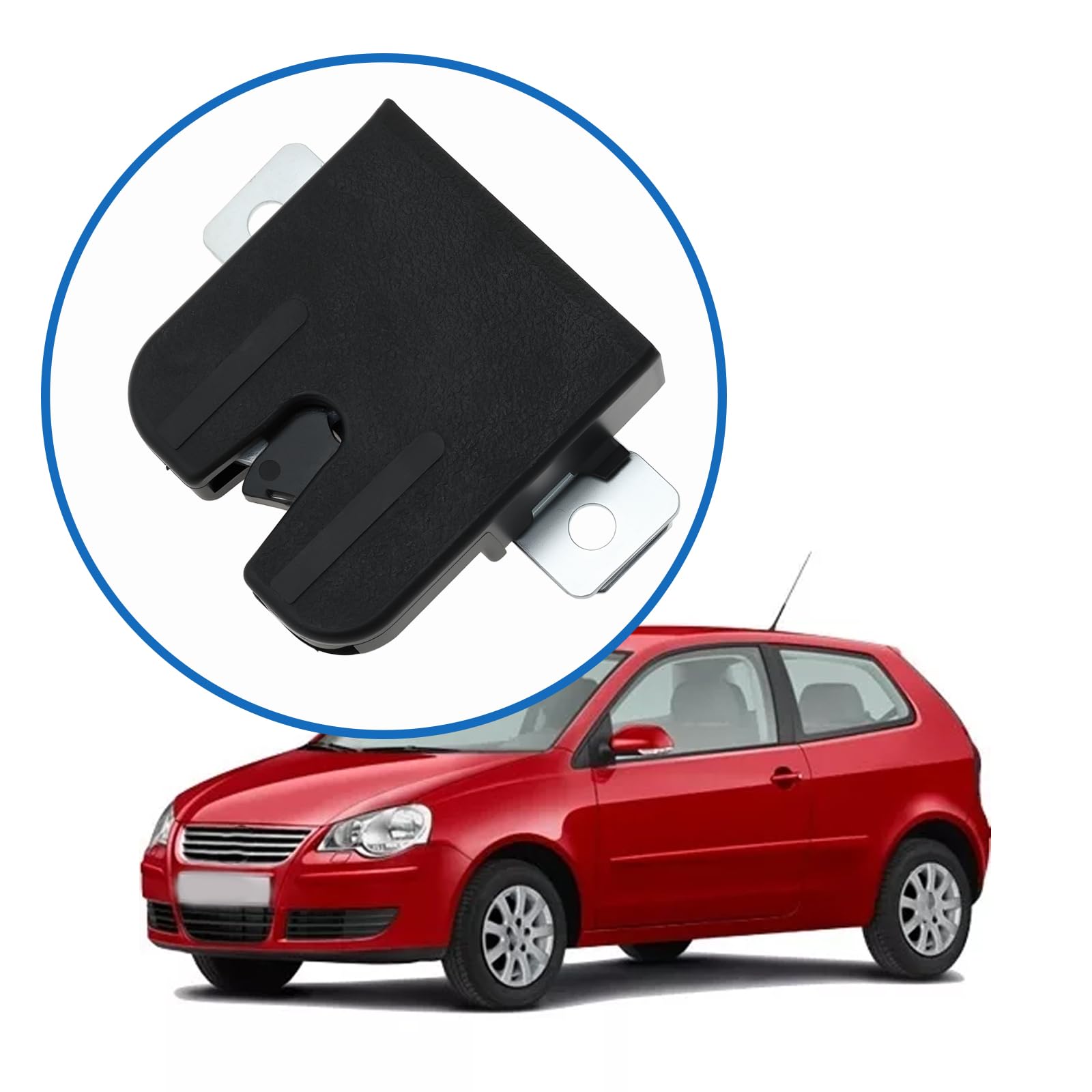EMSea Loquet de Verrouillage du Couvercle de Coffre Arrière 6Q6827505E Compatible avec VW Polo 2001-2009