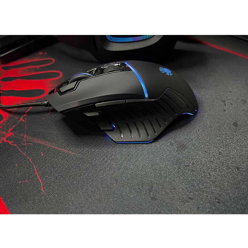 Mouse da gioco W95 Max, 12000 CPI regolabile per computer desktop per computer portatili sanguinanti e cablati Macro Programmazione PC Mouse da gioco elettronico da competizione Mouse da ufficio