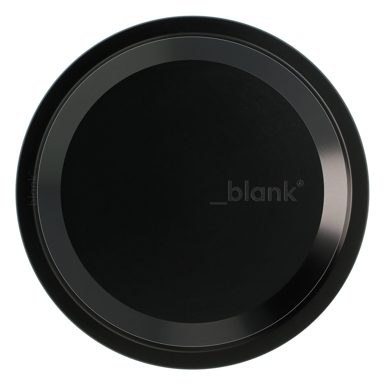 _blank #021bk Stabilizzatore HiFi | Peso del disco in vinile 425g | Alluminio fresato CNC | Anodizzato nero | Massimizza la qualità del suono e riduce le vibrazioni