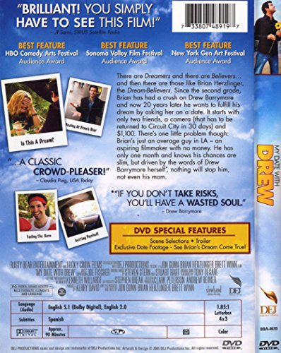 DVD My Date with Drew importado de Reino Unido para coleccionistas de cine 3