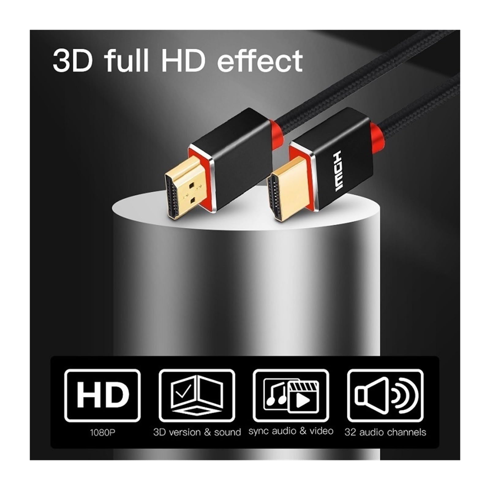 Shuliancable HDMI Cable1080P Cavo placcato oro 3D for TV HD XBOX PS3 Proiettore Computer 2m 3m 5m(3M)