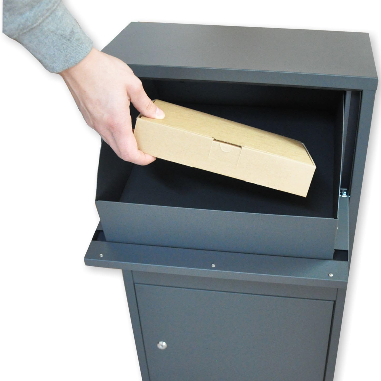 Briefkasten Postbox Paketbox Paketbriefkasten Wand-/ Bodenmontage