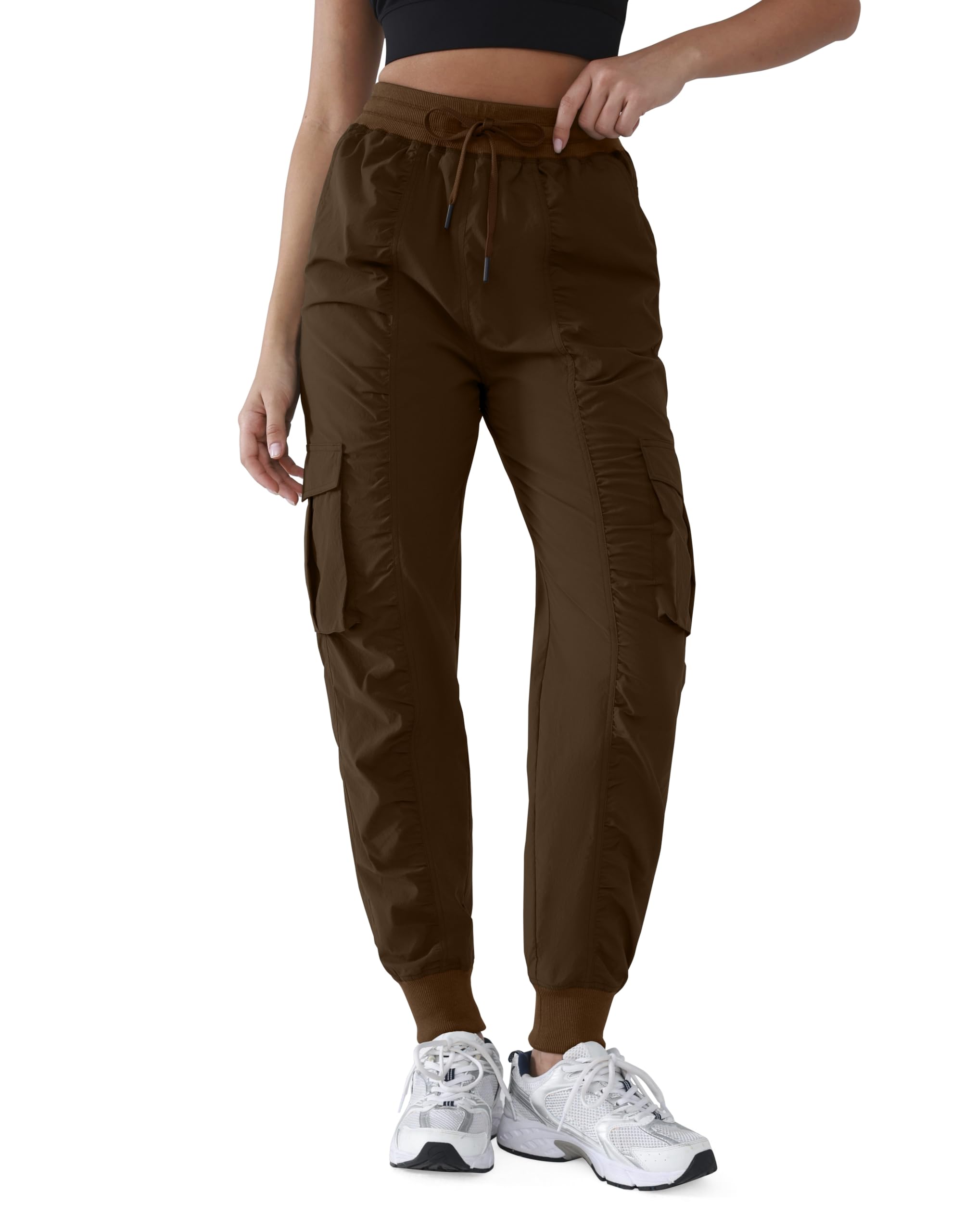 Lightweight Workout Joggers for Women 30 High Waisted Outdoor Running Casual Track Pants with Pockets