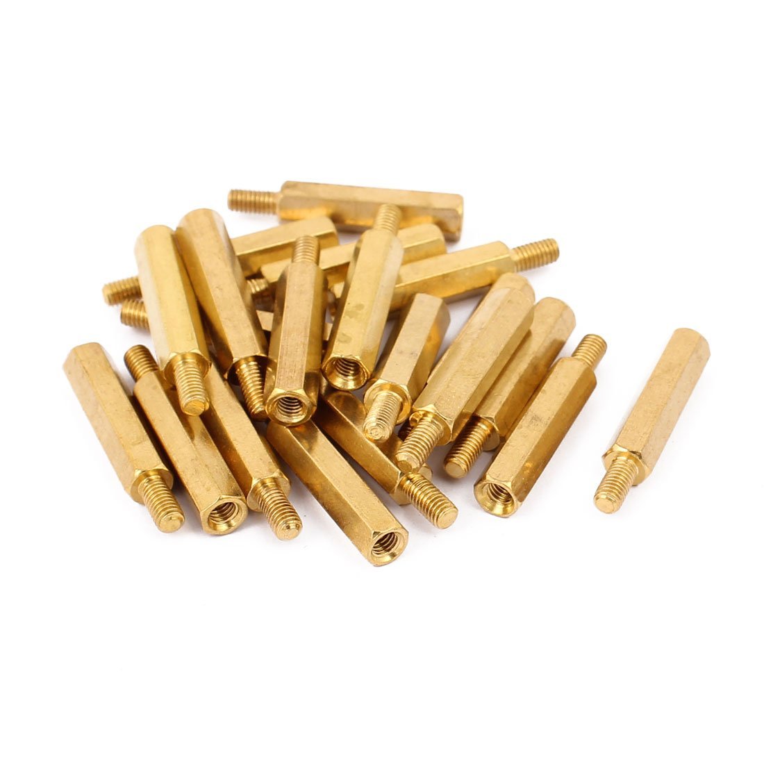 3NH® M3x20mm+6mm Male to Female Brass Spacer Hexagonal PCB Standoff Pillar 20pcs-image-25