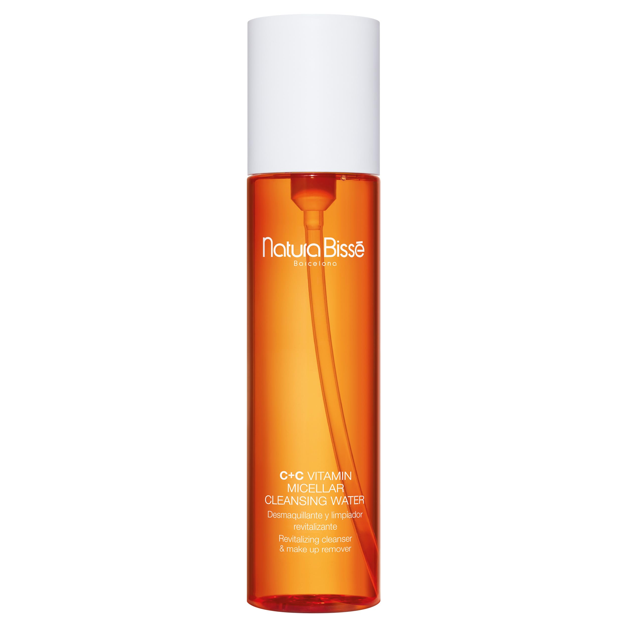 Natura Bissé C+C Vitamin Micellar Cleansing Water | Agua Micelar Desmaquillante para Rostro, Ojos y Labios con Activos Limpiadores Suaves y Extracto de Naranjas Amargas | 200 ml