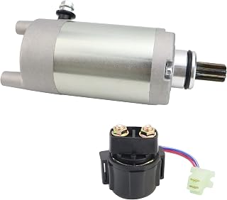 GRFIT Starter Motor Solenoid Relay Set For Timberwolf 250 Tri-Moto 200 YTM200E Tri-Moto 225 YTM225D Moto-4 200 29U-81800-61-00 Accessories