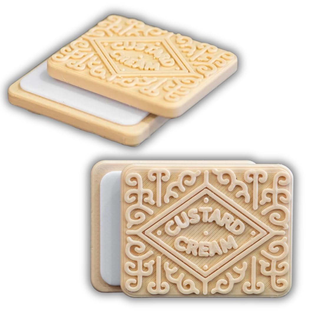 Custard Cream Slider Fidget Toy Fidget Toys Stress Anxiety Relief Perfect ADHD Autism Gift For Office Kids Classroom …