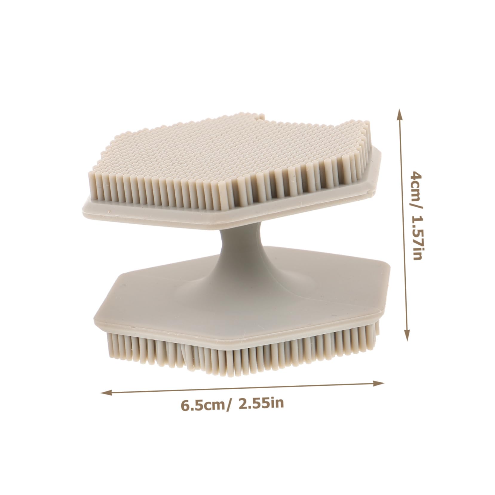 HAKIDZEL Silicone Facial Cleansing Brush Double Sided Face Wash Scrubber for Gentle Exfoliation Deep Cleansing and Smooth Skin and for All Skin