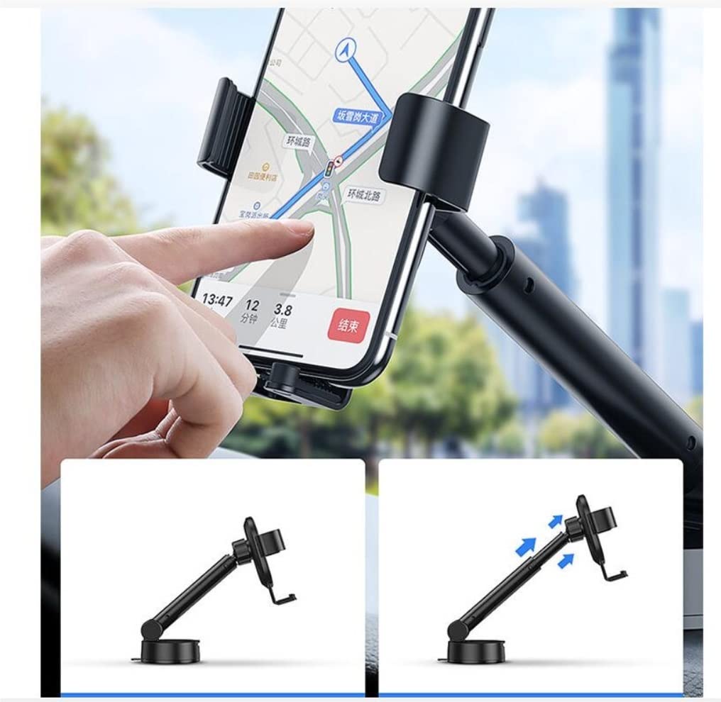 Smartfon Uchwyt Do Samochodu Uchwyt samochodowy z przyssawką pasuje do telefonu komórkowego 4.7-6.5 Cal Auto uchwyt samochodowy na telefon regulowany uchwyt samochodowy Wspornik Nawigacyjny