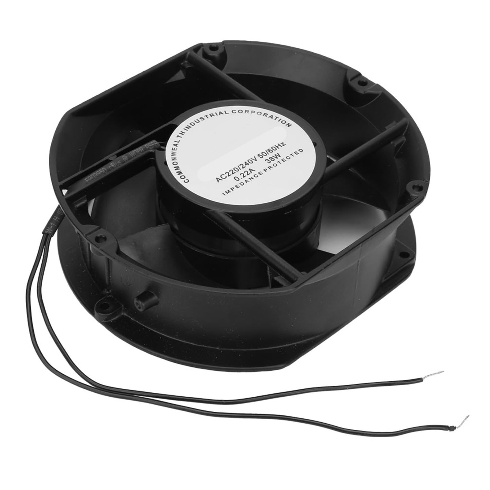 Ventilatore Assiale AC220V 38W Cuscinetto a Sfera Ovale Ventilazione e Raffreddamento 172x150x50mm 2700 3100 RPM