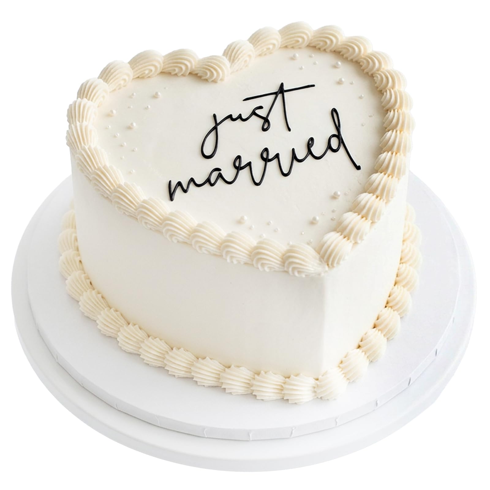Just Married Cake Topper, Wedding Cake Topper Acrylic Engaged Cakes Toppers