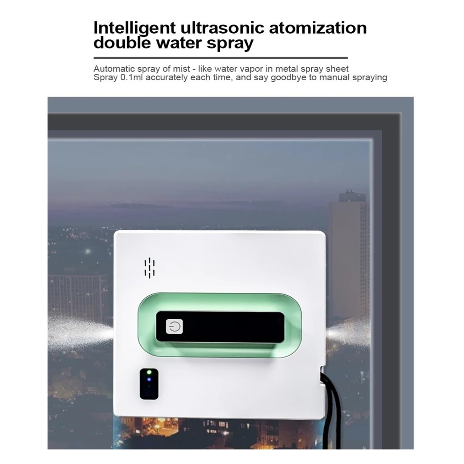 Inteligentny Robot Do Czyszczenia Okien Natryskowych Maszyna Szkła W Gospodarstwie Domowym DokłAdne Czyszczenie