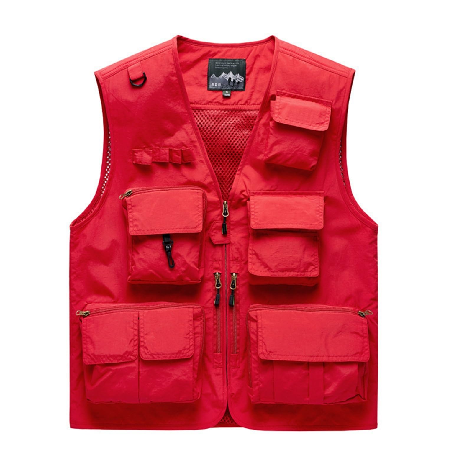Gilet da pesca Gilet Da Pesca Multitasche In Rete Uomo Estivo