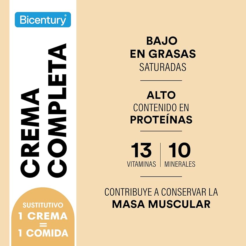 Thumbnail 3 de Bicentury Crema Completa Sustitutiva de Comida Vainilla 🥄