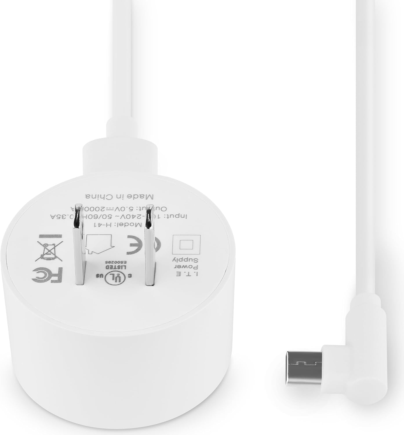 Power Cable Compatible with Sonos Roam & Roam 2 Speakers (White)