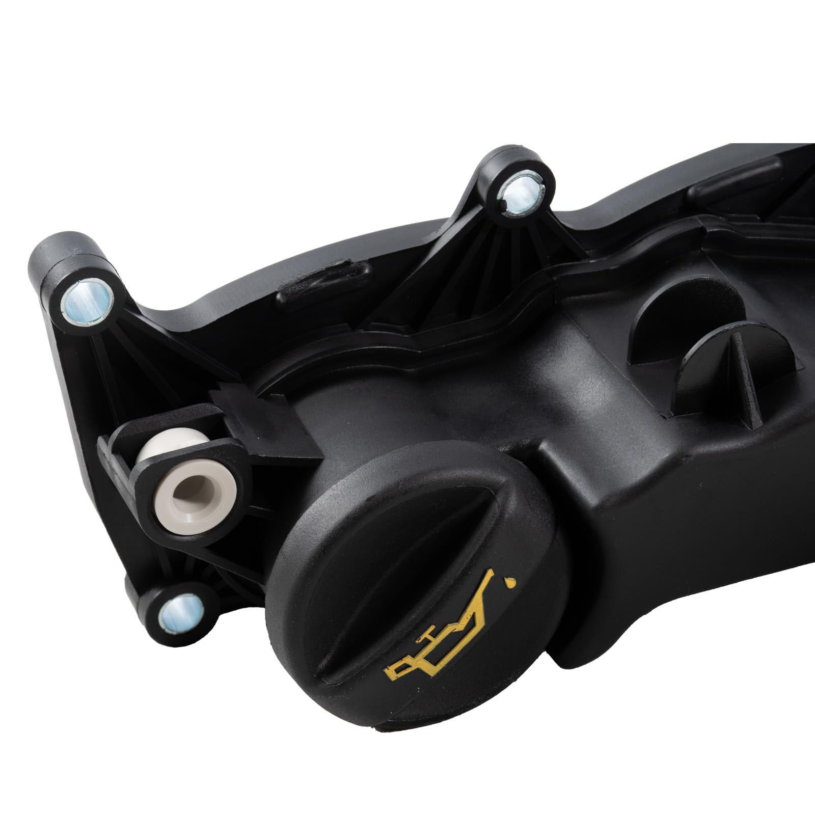 Tapa de válvula de culata con válvula de ventilación y junta, cubierta de válvula del motor-balancín de repuesto para 1.6 HDI Berlingo C2 C3 C4 307 207 206 Focus número de pieza 9651815680