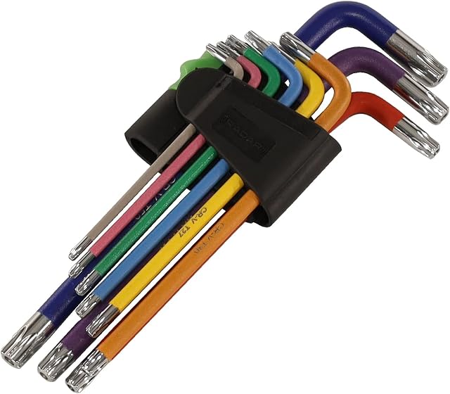 Radar Products 9 Piece Long Arm Security Torx TRX-Star* Key Set