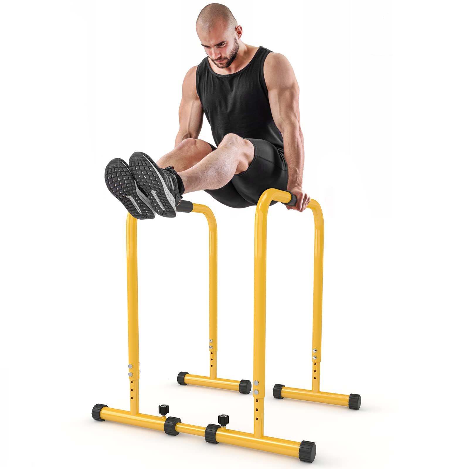 Buy Dip Bar Station 550lbs Dip Stand Station Fitness Bar Heavy Duty