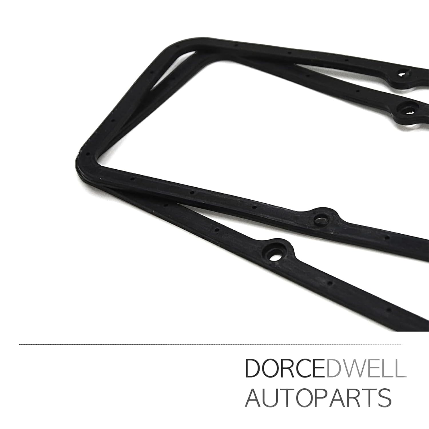 SBC Valve Cover Gaskets - 7484BOX 1628 - Steel Core Rubber Silicone Valve Cover Gasket Fits Small Block Chevy 283 305 327 350 383 400 (Pack of 4)
