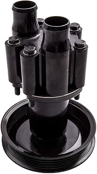 ENGINE COOLING RAW SEA WATER IMPELLER PUMP WITH PRESSED ON PULLEY FOR MERCRUISER 46-807151A 9, 46-807151A9, 46-72774A86, 46-807151A12 46-72774A32 4.3, 5.0, 5.7 4.3L 5.0L 5.7L 350 mpi mag tks