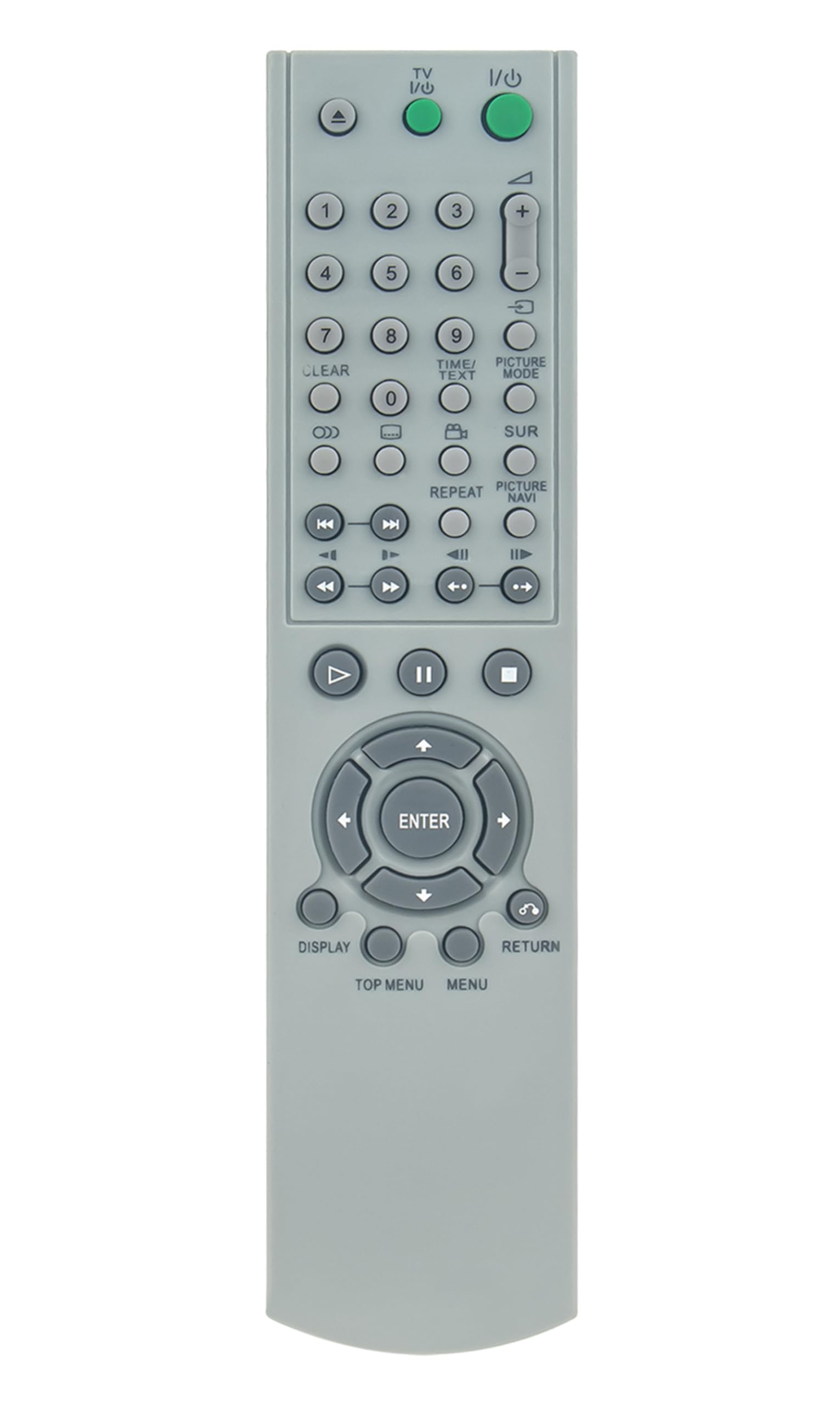 Controle remoto de substituição RMT-D157P compatível com Sony DVD