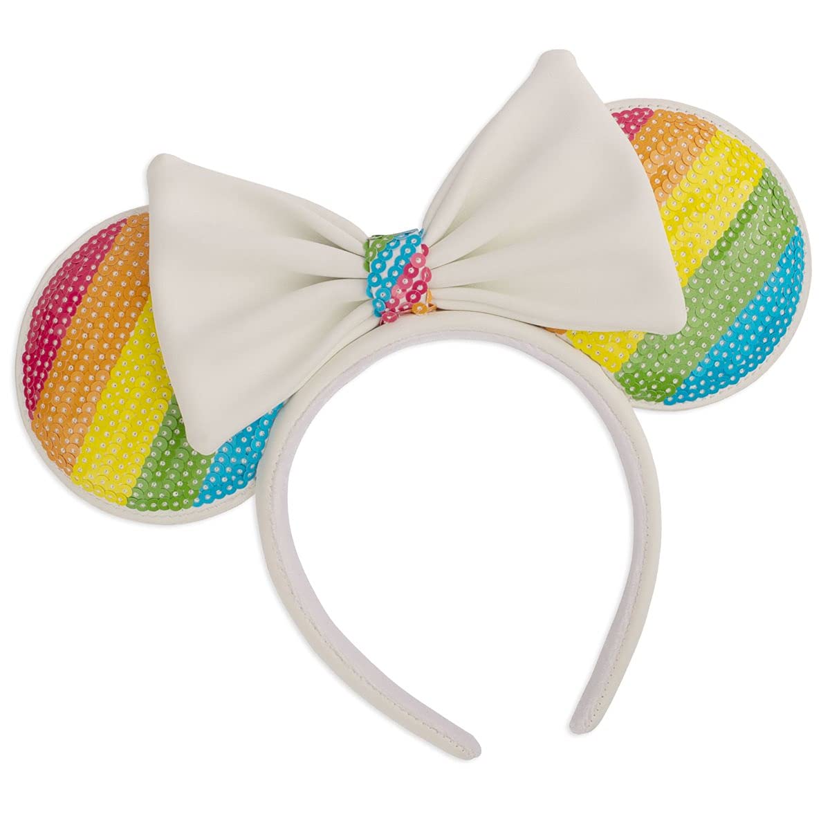 Loungefly Disney Rainbow Minnie Ears Headband One Size