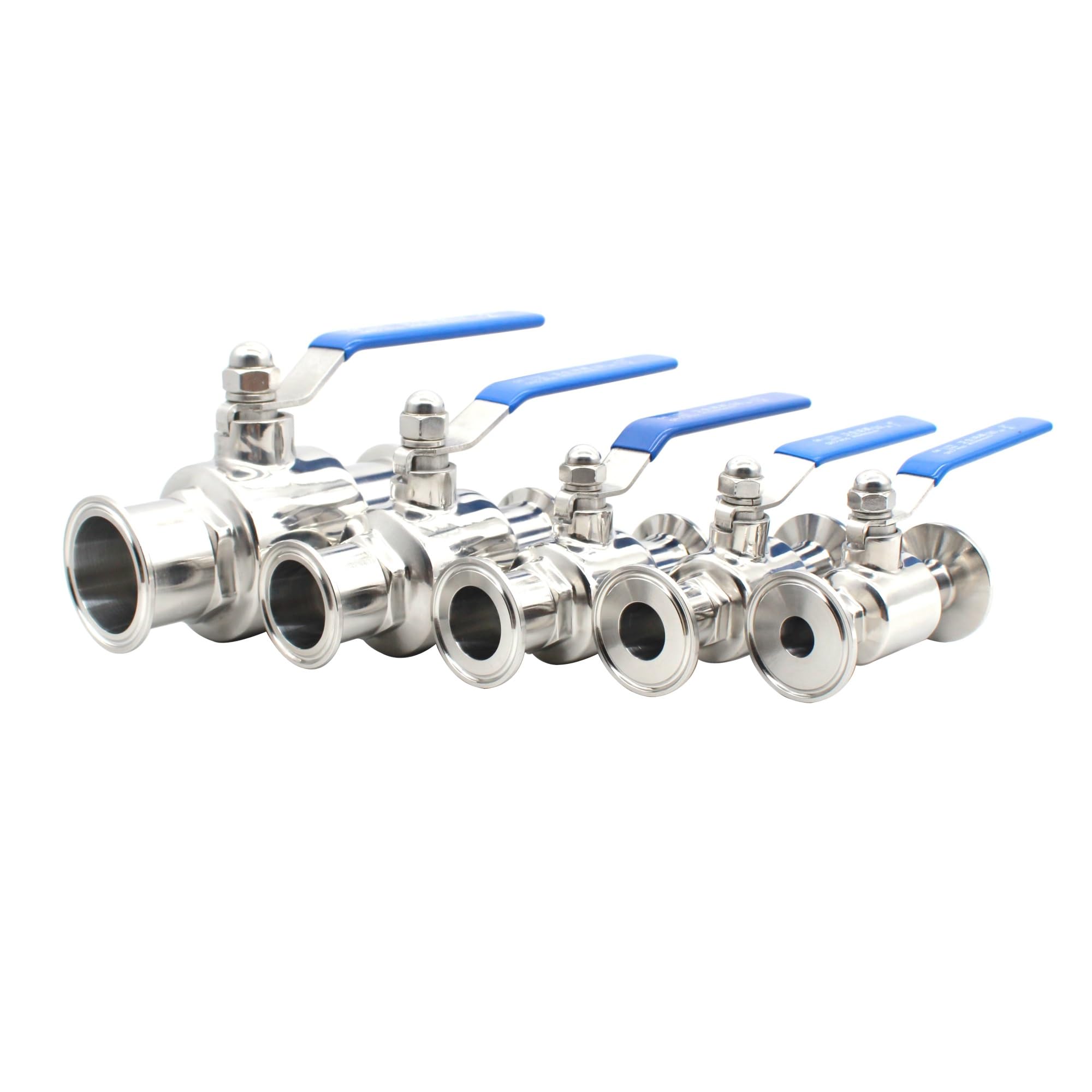 Vanne à boisseau sphérique Tri Clamp 1 pouce en inox 316L pour une hygiène irréprochable