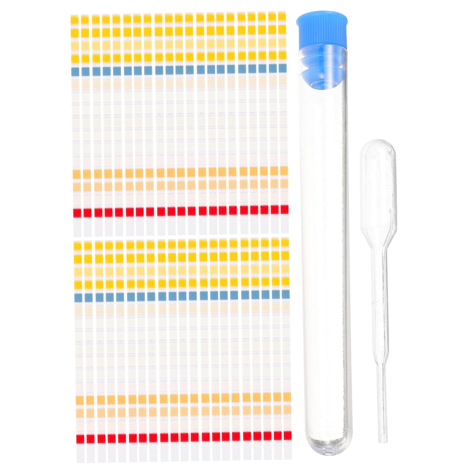 TOYANDONA 2 Series Tiras De Prueba De Agua De Agua Unidades Con Gotas Y Tubo Herramienta De Análisis Potable Prueba Rápida Y De Consumo 50 Piezas*2