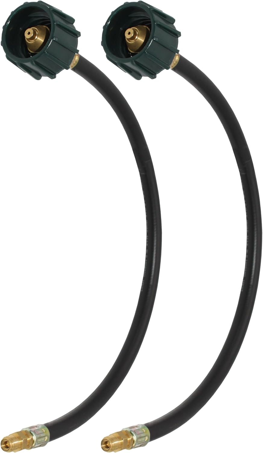 Flame King E18INPTX2 Pigtail Hose Connectors for RV, Van