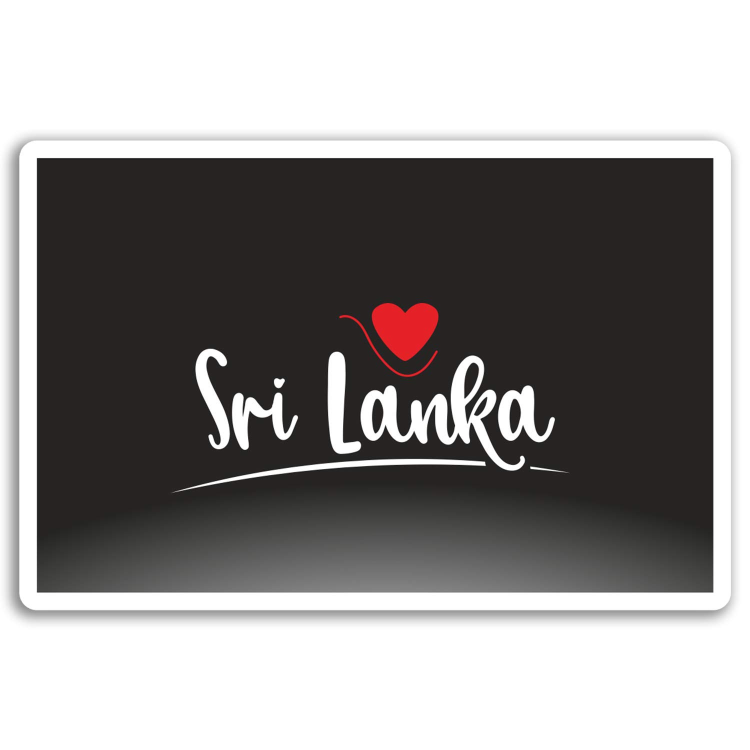 2 x 10cm Sri Lanka Vinyl Stickers - Asia Travel Sticker Luggage Laptop #17355 (10cm Wide)