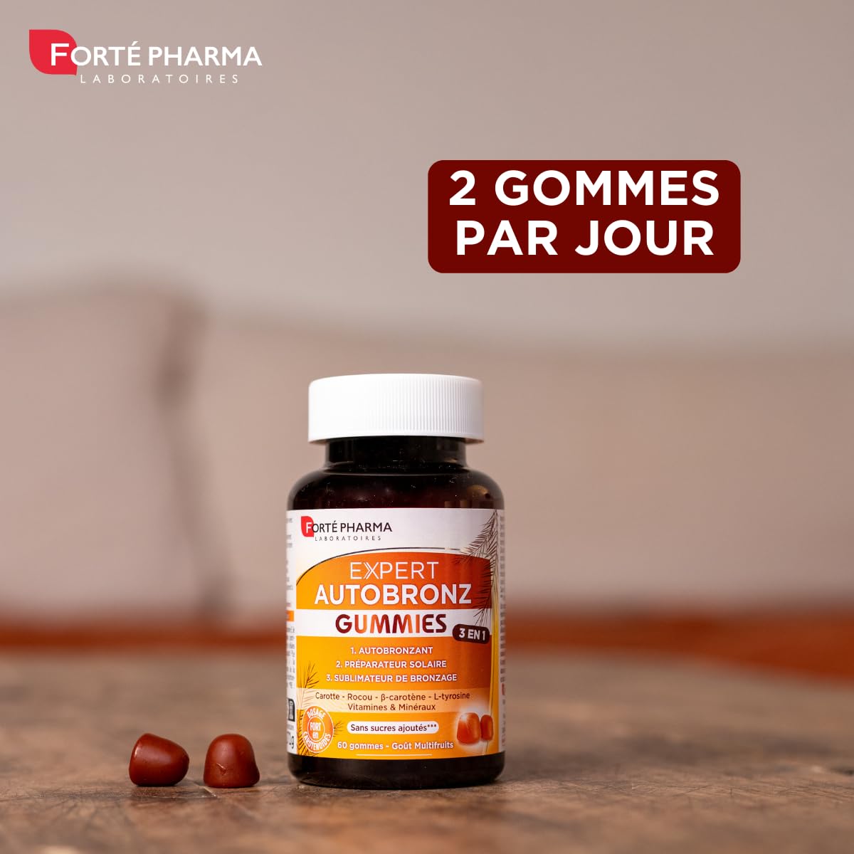 Forté Pharma Expert Autobronz gummies 60 gomme