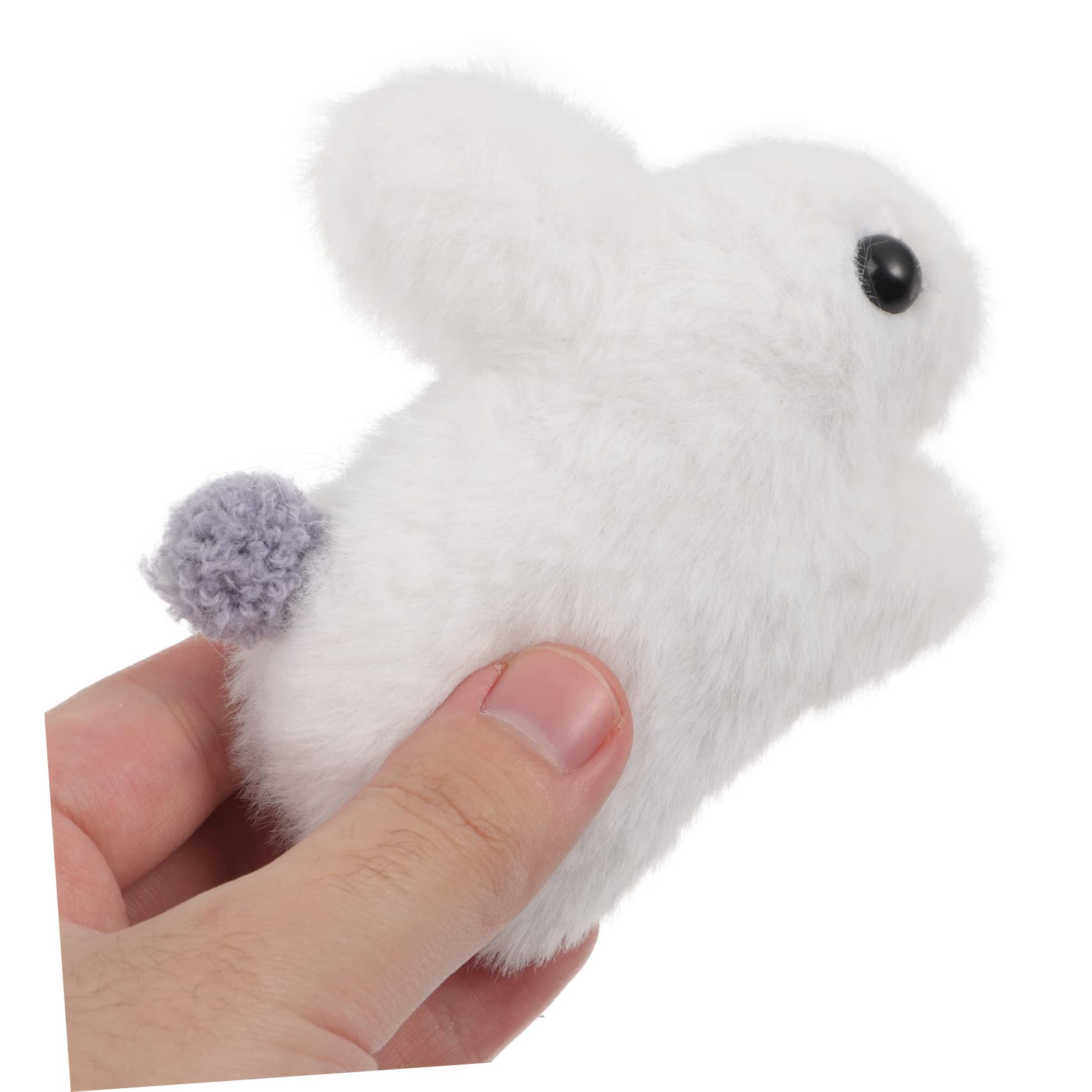 Toyvian 20 Piezas De Accesorios De Conejo para Coche Mini Mochila Accesorios De Juguete para El Auto Llavero De Conejo De Peluche Bolso Dijes Mochila Colgante De Conejo Colgantes