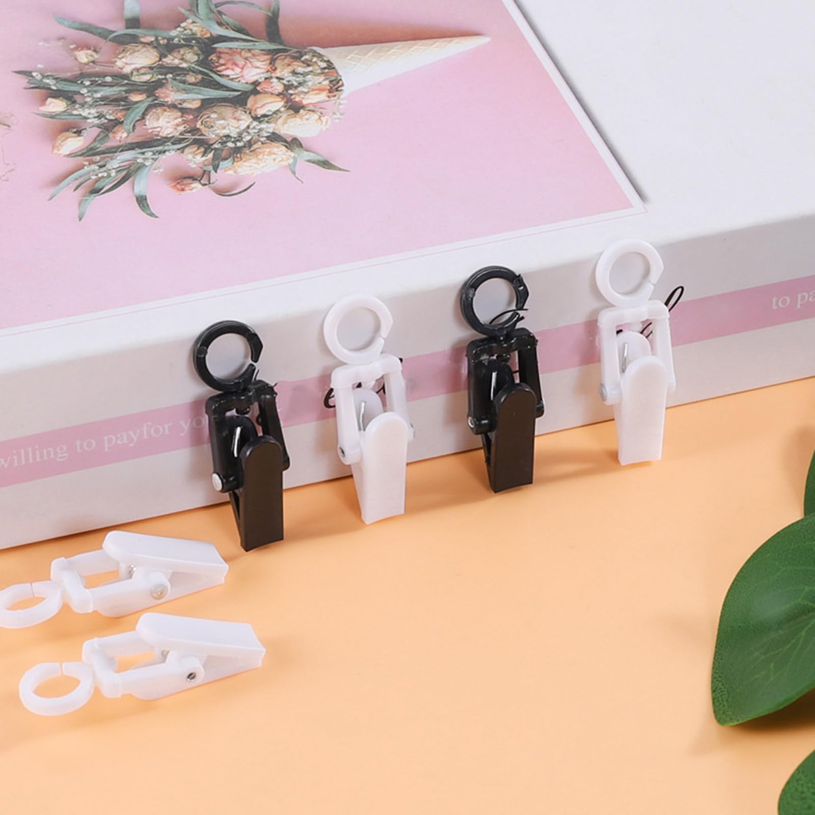 12x 360°-Drehhaken Aus Kunststoff – Starke Allzweck-Klammern Für Zuhause, Garten & Reise